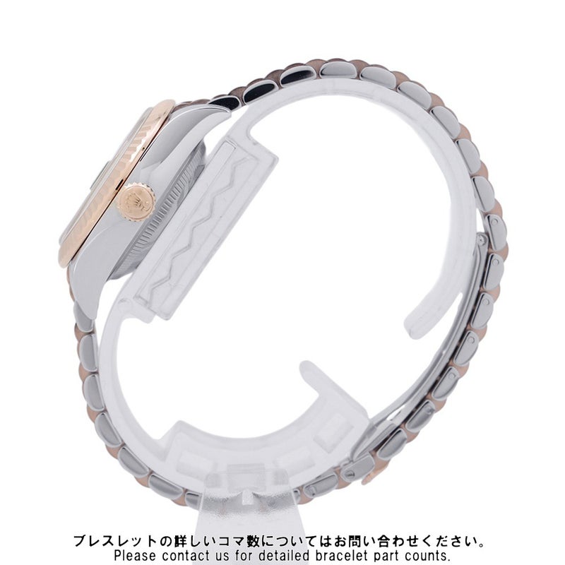 ロレックス レディ デイトジャスト SS/K18PG 279171G ROLEX 腕時計 オリーブグリーン文字盤 10PD