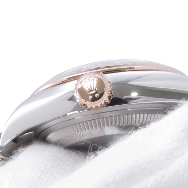 ロレックス レディ デイトジャスト SS/K18PG 279171G ROLEX 腕時計 オリーブグリーン文字盤 10PD