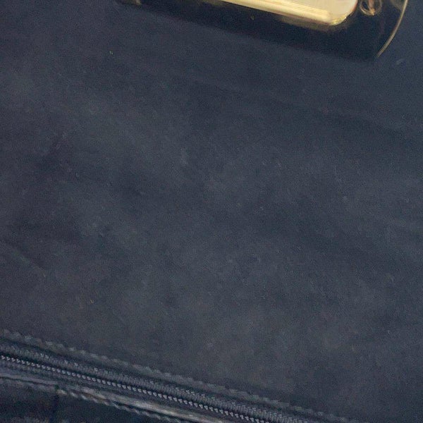 フェラガモ ハンドバッグ ガンチーニ スエード Ferragamo バッグ ショルダーバッグ 黒