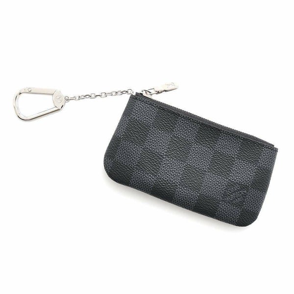 ルイヴィトン コインケース ダミエ・グラフィット ポシェット・クレ N60155 LOUIS VUITTON 黒 ブラック