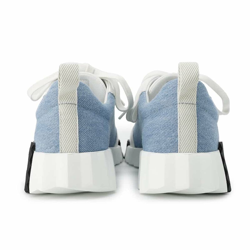 エルメス スニーカー バウンシング レザー デニム レディースサイズ37 1/2 HERMES 靴