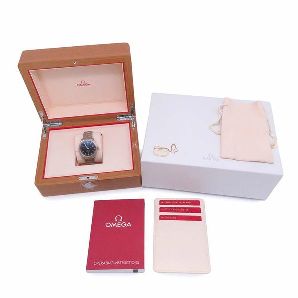 オメガ シーマスター レイルマスター 220.10.40.20.01.001 OMEGA 腕時計 黒文字盤