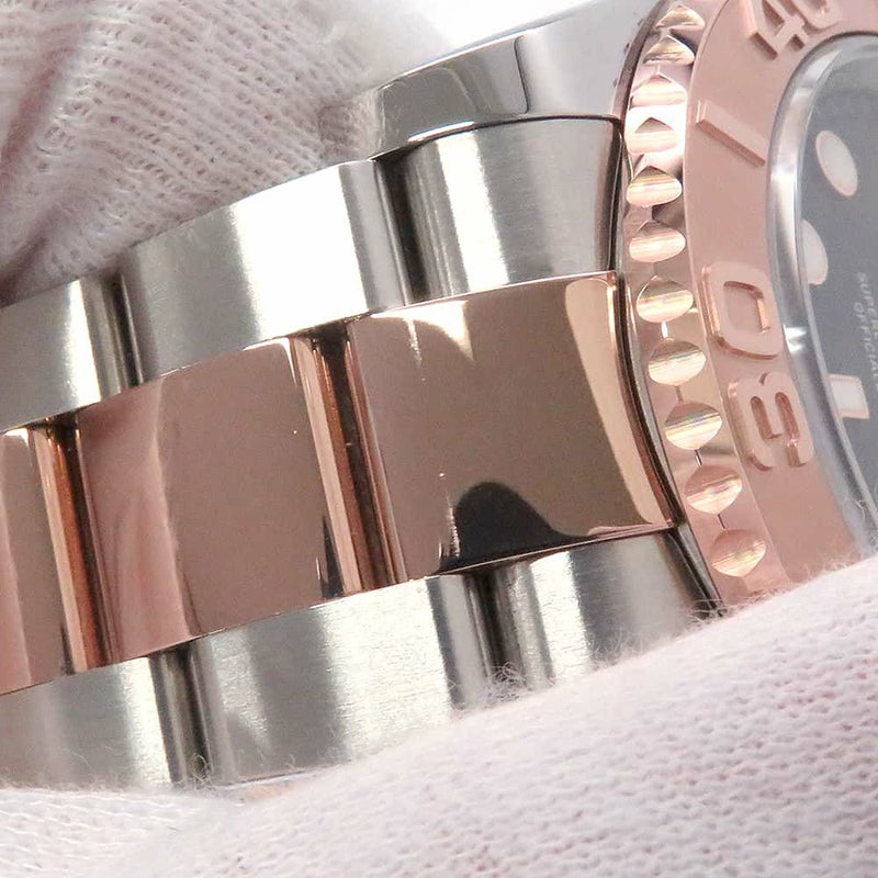 ロレックス ヨットマスター40 SS/K18PG ランダムシリアル ルーレット 126621 ROLEX 腕時計 ウォッチ  黒文字盤