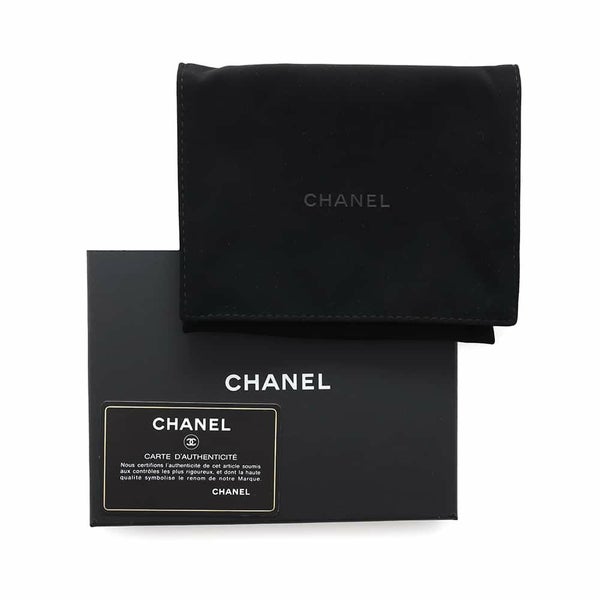シャネル 三つ折り財布 マトラッセ ココマーク クラシック スモール フラップ ウォレット AP0230 CHANEL 財布 黒