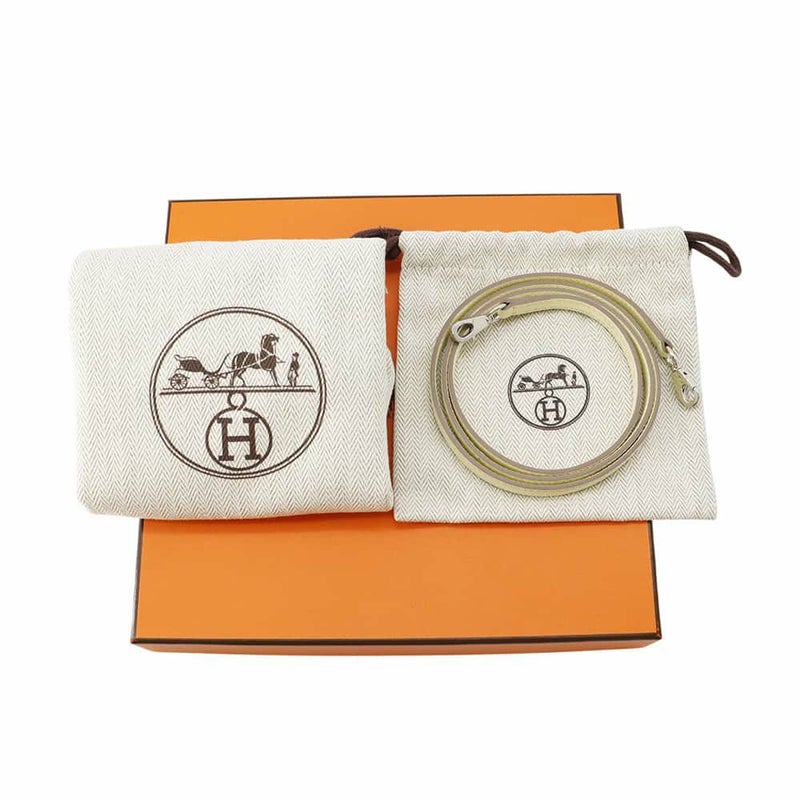 エルメス ハンドバッグ ミニケリードゥ 外縫い ジョーヌミルトン/エレクトラム金具 エプソン W刻印 2wayショルダー