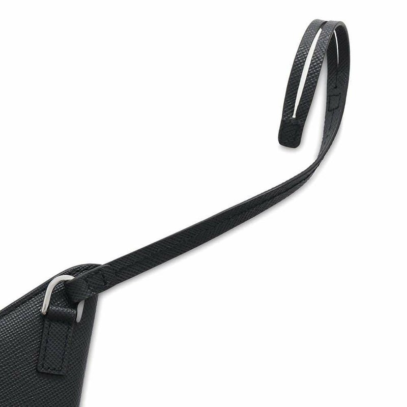プラダ ネームタグ トライアングル サフィアーノレザー 2TT153 PRADA
