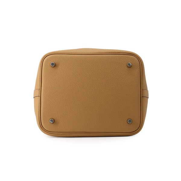 エルメス ハンドバッグ ピコタンロックMM ビスキュイ/シルバー金具 トリヨンクレマンス K刻印