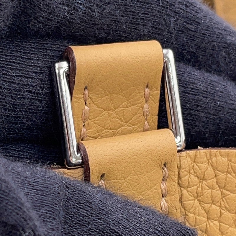 エルメス ハンドバッグ ピコタンロックMM ビスキュイ/シルバー金具 トリヨンクレマンス K刻印