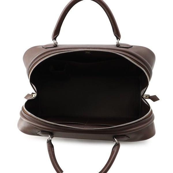 エルメス ハンドバッグ サックアンヴィ36 ハバナ/シルバー金具 エプソン □J刻印 HERMES バッグ