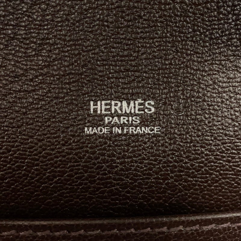 エルメス ハンドバッグ サックアンヴィ36 ハバナ/シルバー金具 エプソン □J刻印 HERMES バッグ