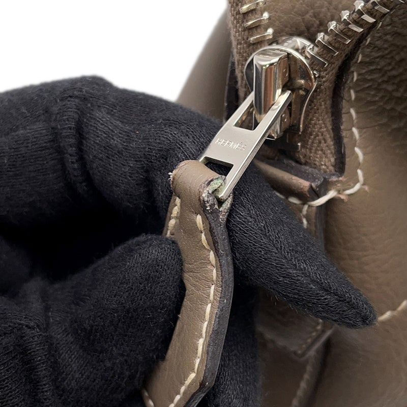 エルメス ハンドバッグ ボリード リラックス35 エトゥープ/シルバー金具 トリヨンノビーヨ T刻印