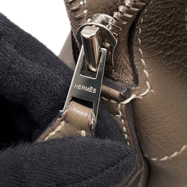 エルメス ハンドバッグ ボリード リラックス35 エトゥープ/シルバー金具 トリヨンノビーヨ T刻印