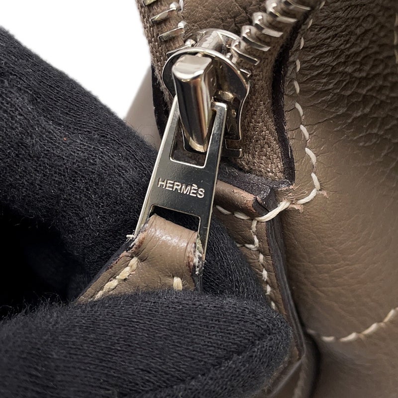 エルメス ハンドバッグ ボリード リラックス35 エトゥープ/シルバー金具 トリヨンノビーヨ T刻印