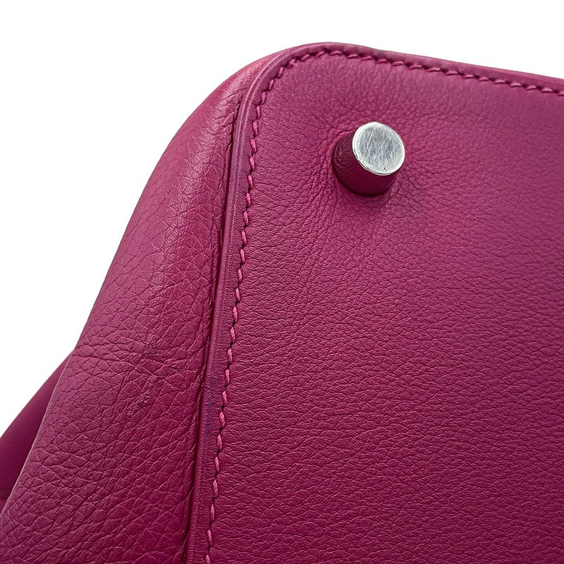 エルメス ハンドバッグ ツールボックス33 マグノリア/シルバー金具 スイフト □O刻印 2wayショルダー