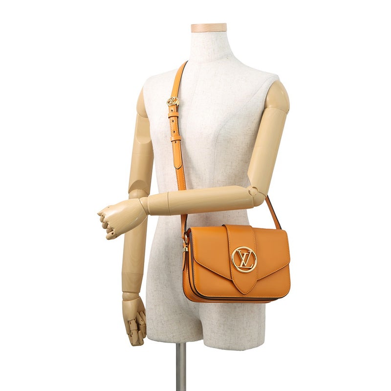 ルイヴィトン ショルダーバッグ スムースレザー LVポンヌフ M55946 LOUIS VUITTON ヴィトン バッグ LVサークルシグネチャー