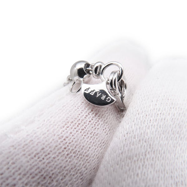 グラフ ネックレス パヴェ バタフライ ダイヤモンド ミニ ペンダント ダイヤ 計約0.55ct K18WGホワイトゴールド RGP550