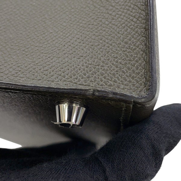 エルメス ハンドバッグ ケリー28 外縫い ヴェールグリス/シルバー金具 エプソン Y刻印 HERMES 2wayバッグ