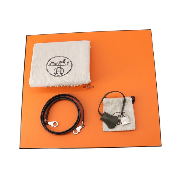 エルメス ハンドバッグ ケリー28 外縫い ヴェールグリス/シルバー金具 エプソン Y刻印 HERMES 2wayバッグ
