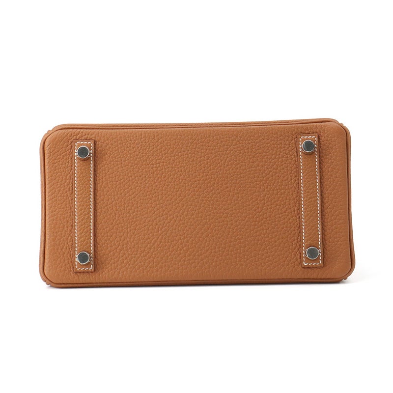 エルメス バーキン25 ゴールド/シルバー金具 トゴ K刻印 HERMES