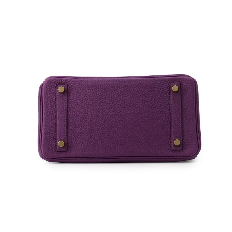 エルメス バーキン25 アネモネ/ゴールド金具 トゴ □R刻印 HERMES