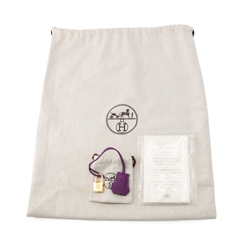 エルメス バーキン25 アネモネ/ゴールド金具 トゴ □R刻印 HERMES