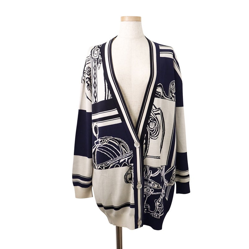 エルメス カーディガン EN DESORDRE FINESSE BRIDE DE GALA レディースサイズ34 HERMES トップス