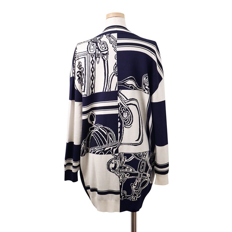 エルメス カーディガン EN DESORDRE FINESSE BRIDE DE GALA レディースサイズ34 HERMES トップス