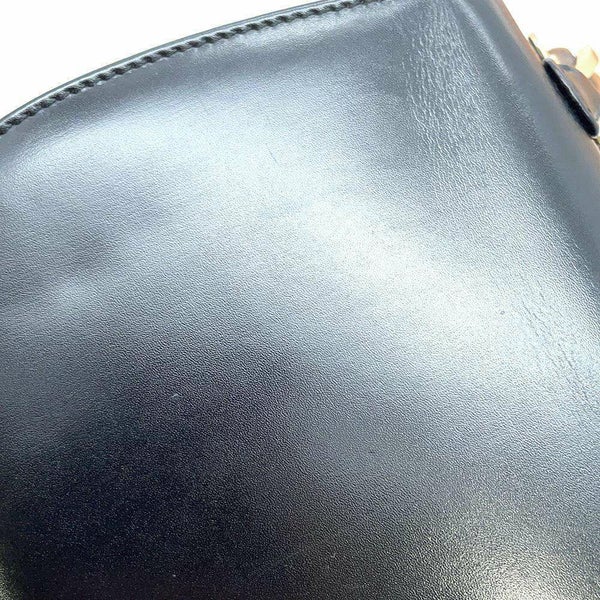 グッチ ハンドバッグ オールドグッチ バンブー GUCCI バッグ ショルダーバッグ 黒