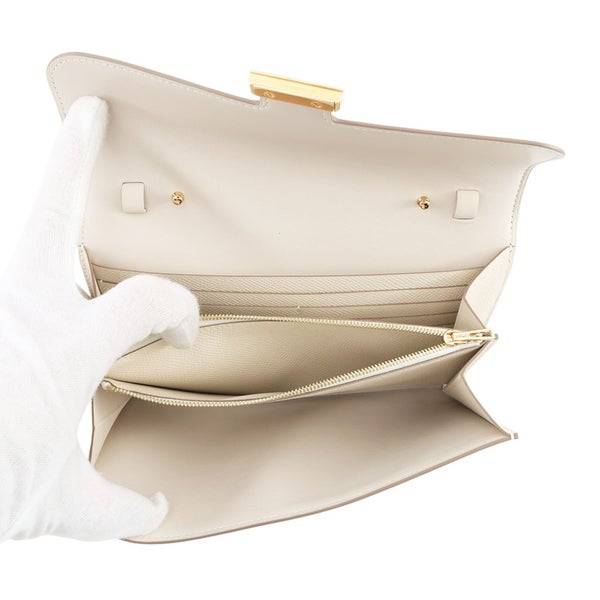エルメス 長財布 コンスタンス トゥーゴー ロング クレ/ゴールド金具 エプソン K刻印 財布