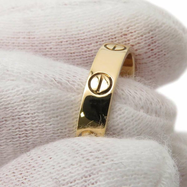 カルティエ リング ミニ ラブリング K18YGイエローゴールド スモールモデル リングサイズ51 B4085000 Cartier ジュエリー