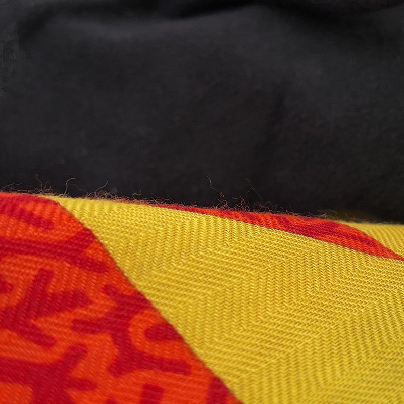 エルメス ストール カレ140 カレジェアン アメリカン・キルト American Quilts カシミヤ シルク HERMES 2022年秋冬
