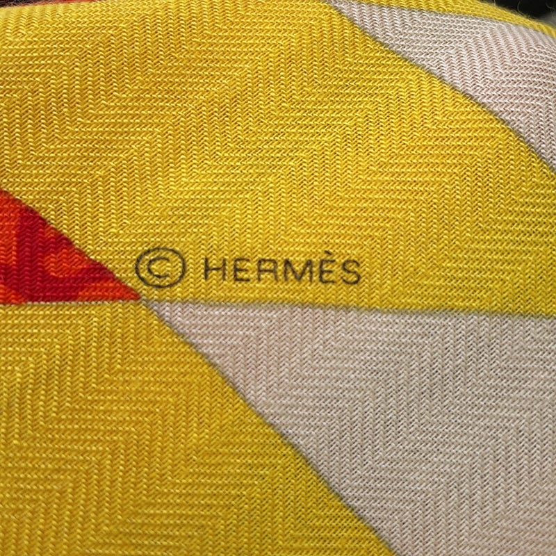 エルメス ストール カレ140 カレジェアン アメリカン・キルト American Quilts カシミヤ シルク HERMES 2022年秋冬