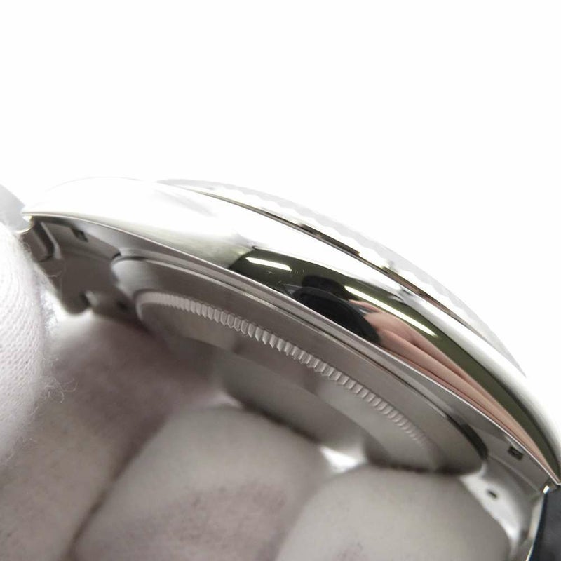 ロレックス デイトジャスト41 SS/K18WG ランダムシリアル ルーレット 126334 ブライトブルー文字盤