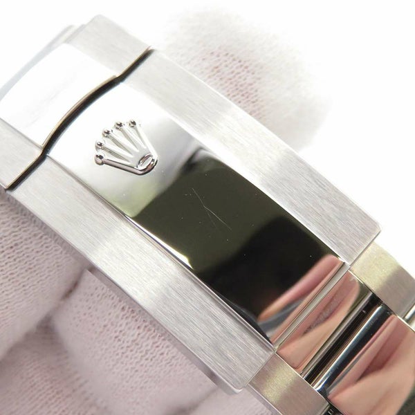 ロレックス デイトジャスト41 SS/K18WG ランダムシリアル ルーレット 126334 ブライトブルー文字盤