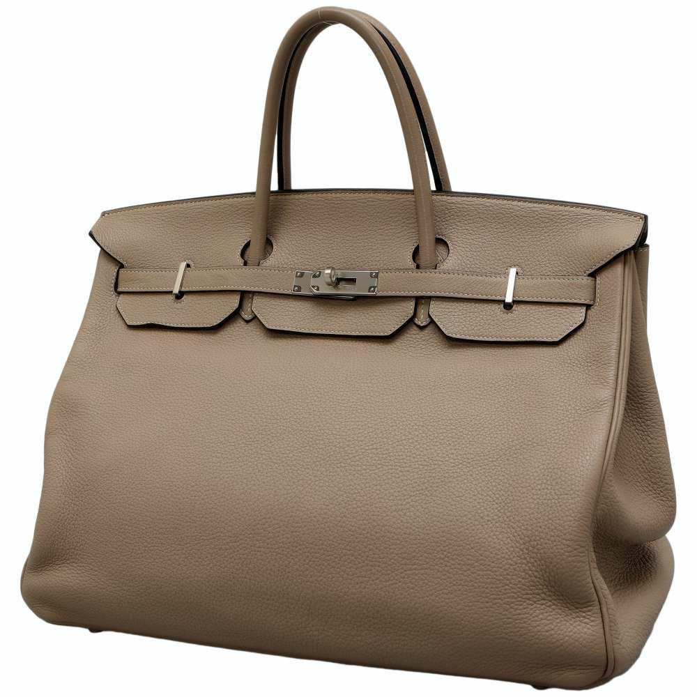 ハンドバッグ バーキン40 グレー　シルバー金具 エルメス バーキン40 トゥルティエールグレー/シルバー金具 トリヨン