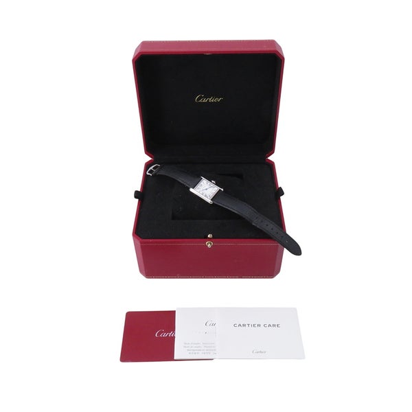 カルティエ タンク マスト SM WSTA0042 Cartier 腕時計 シルバー文字盤 クォーツ