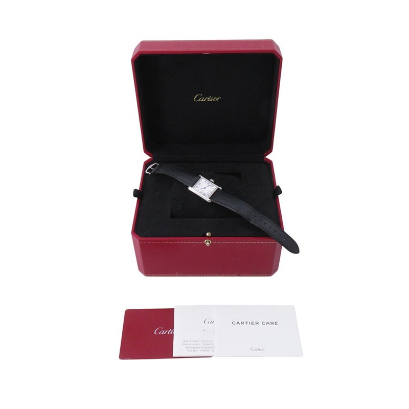 カルティエ タンク マスト SM WSTA0042 Cartier 腕時計 シルバー文字盤 クォーツ