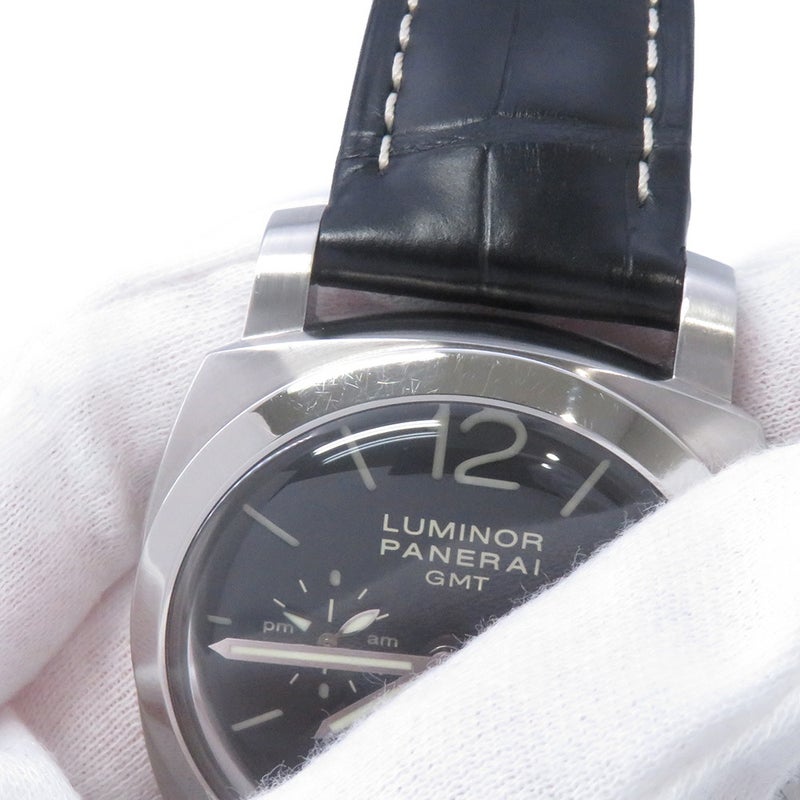 パネライ ルミノール1950 8デイズ GMT PAM00233 PANERAI 腕時計 黒文字盤