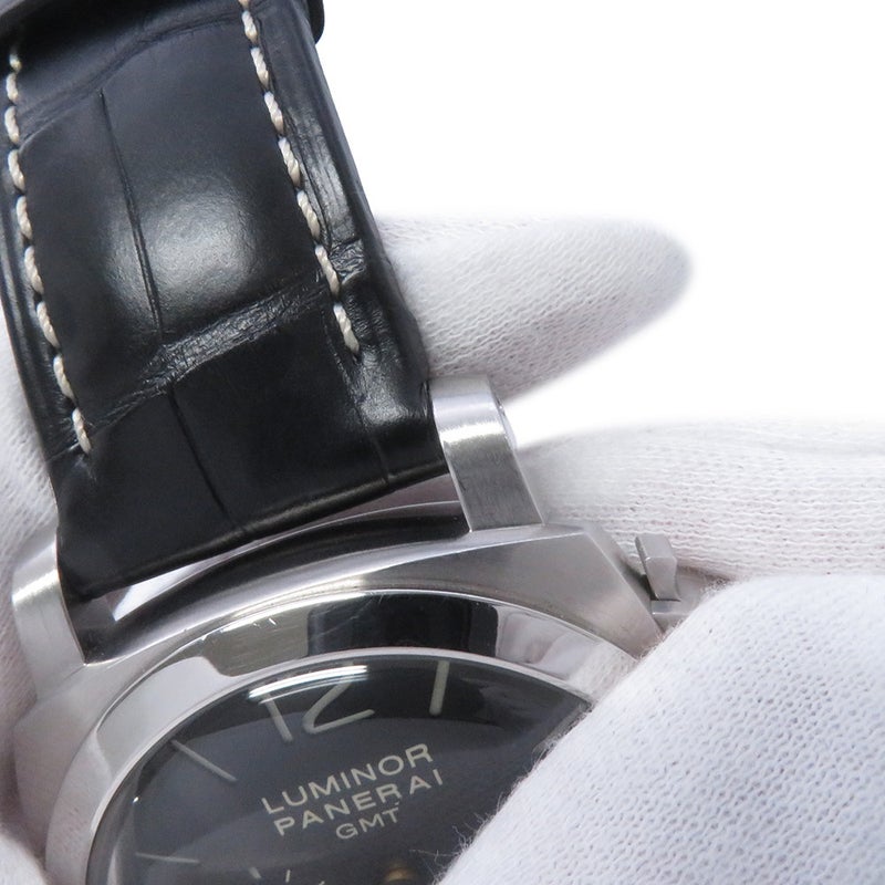 パネライ ルミノール1950 8デイズ GMT PAM00233 PANERAI 腕時計 黒文字盤
