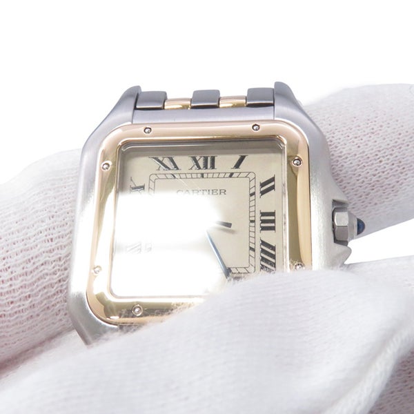 カルティエ パンテールMM 2ロウ W25028B6 Cartier 腕時計 アイボリー文字盤 クォーツ