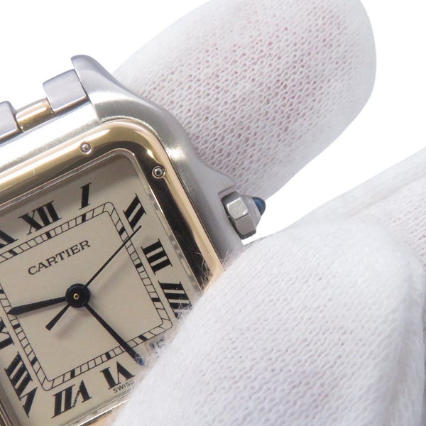 カルティエ パンテールMM 2ロウ W25028B6 Cartier 腕時計 アイボリー文字盤 クォーツ