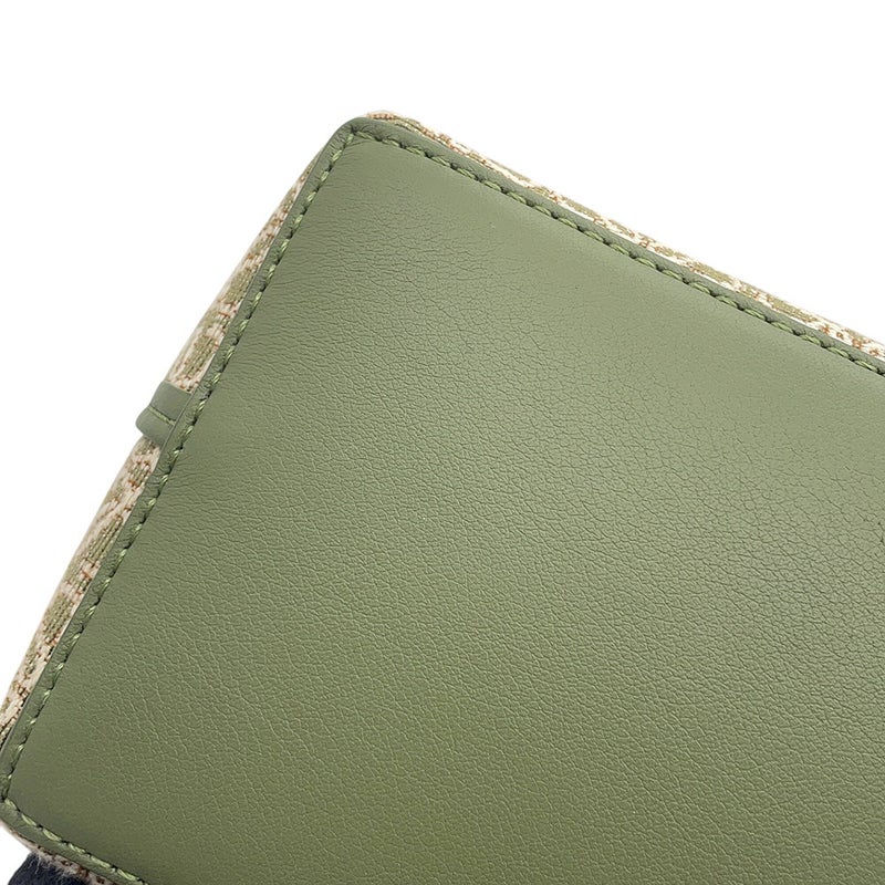 ロエベ トートバッグ アナグラム スクエアトート キャンバス/レザー A933C05X01 LOEWE バッグ 白