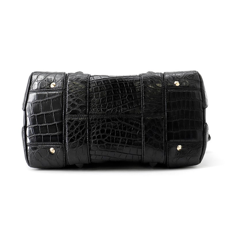 ジバンシー ハンドバッグ ルクレツィア ミディアム クロコダイル レザー GIVENCHY 2way 黒