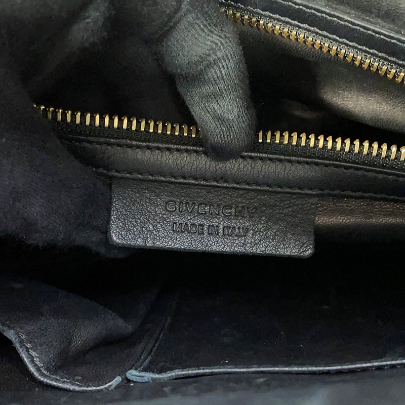ジバンシー ハンドバッグ ルクレツィア ミディアム クロコダイル レザー GIVENCHY 2way 黒