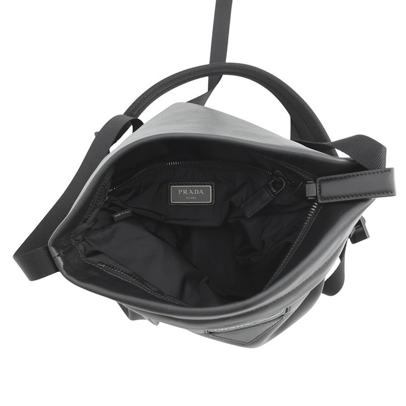 プラダ ショルダーバッグ クロスボディ レザー 2VH055 PRADA 黒