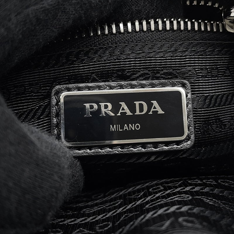 プラダ ボディバッグ レザー 2VL012 PRADA バッグ ウエストバッグ 白
