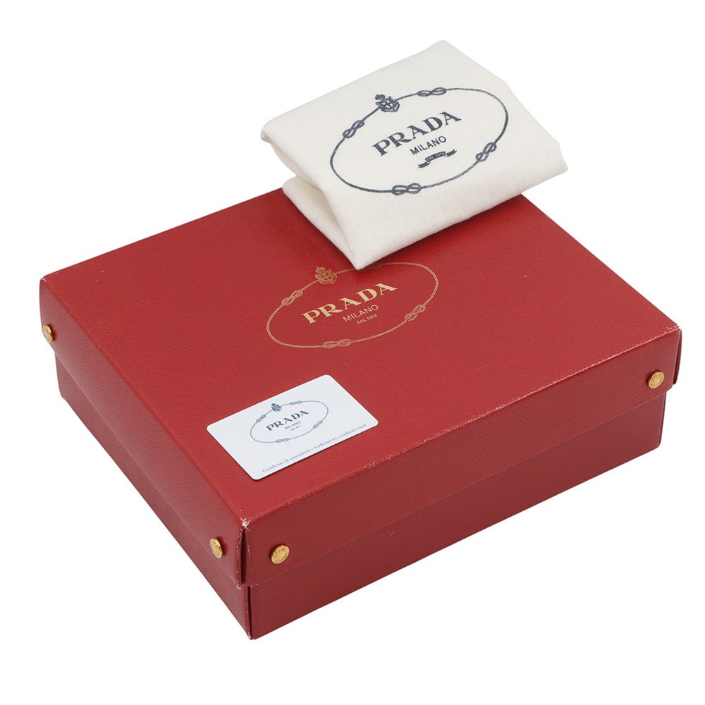プラダ ボディバッグ レザー 2VL012 PRADA バッグ ウエストバッグ 白
