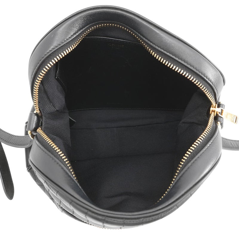セリーヌ ショルダーバッグ Cチャーム セー カメラバッグ ミディアム レザー 188353 CELINE 黒