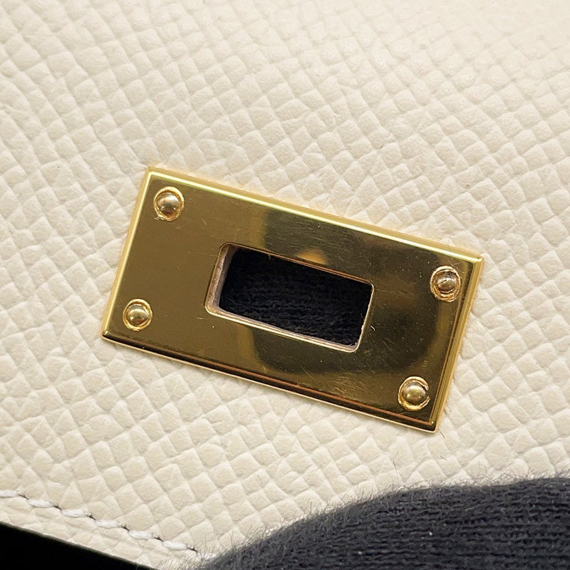 エルメス ケリーウォレット ロング トゥーゴー クレ/ゴールド金具 エプソン G刻印 財布