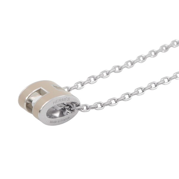 エルメス ネックレス ミニ・ポップアッシュ マロングラッセ/シルバー金具 HERMES アクセサリー